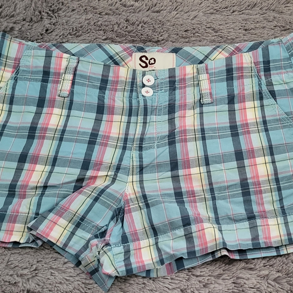 😁*BOGO SALE*😁 SO blue print shorts size 11